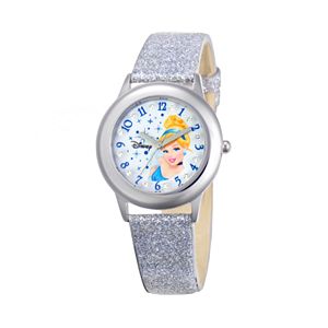 Disney Princess Cinderella Juniors' Leather Watch