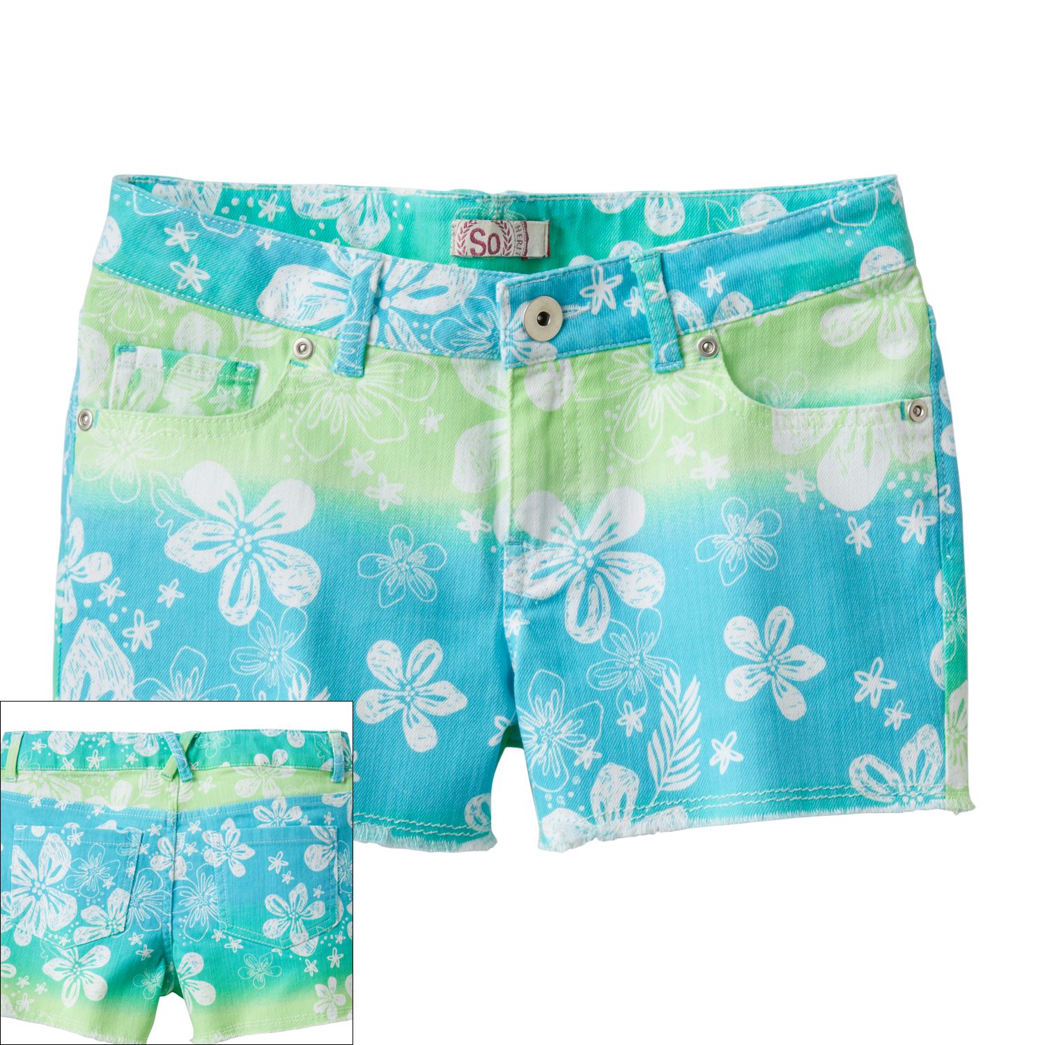 kohls shorts for girls