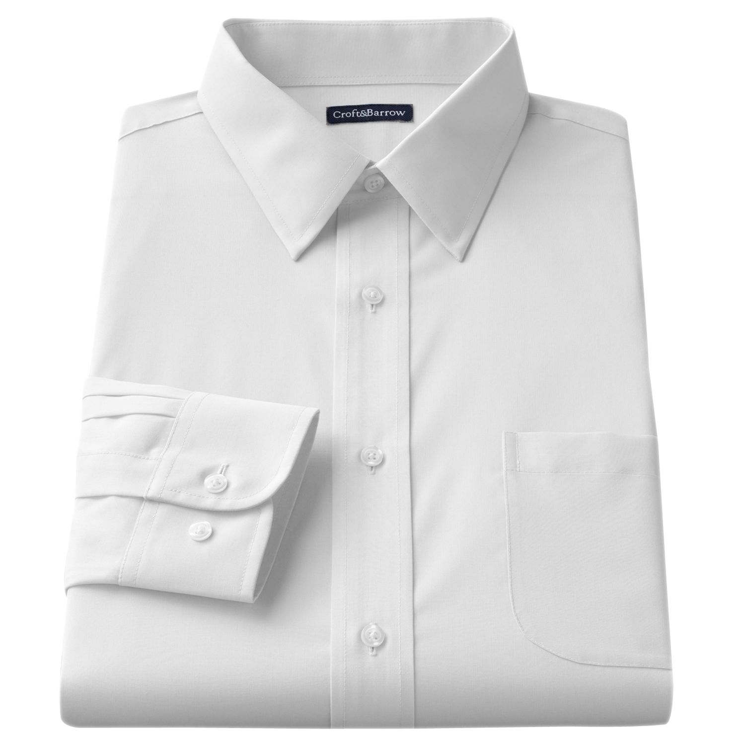 kohls white dress shirt mens