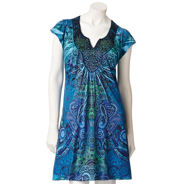 Petite Apt. 9® Printed Sublimation Shift Dress