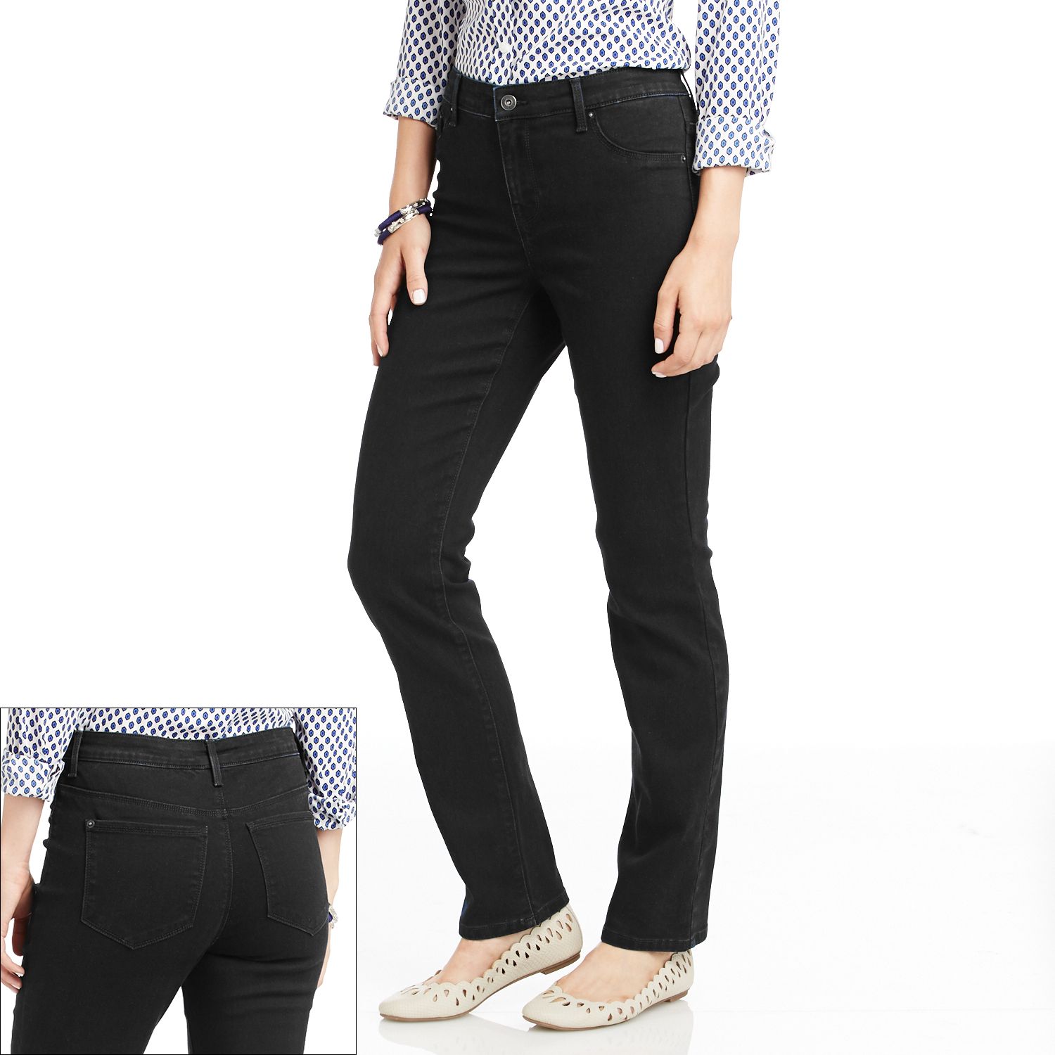 Gloria Vanderbilt Sadie Slim Jeans 