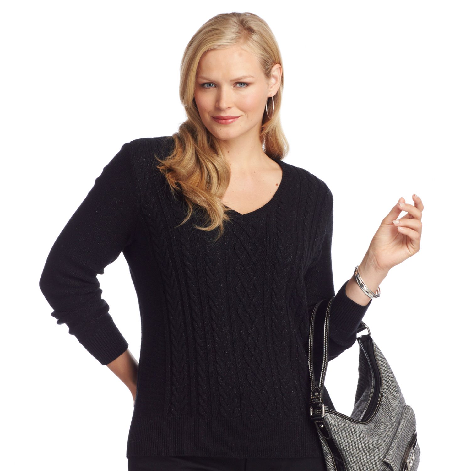 kohls womens plus sweaters