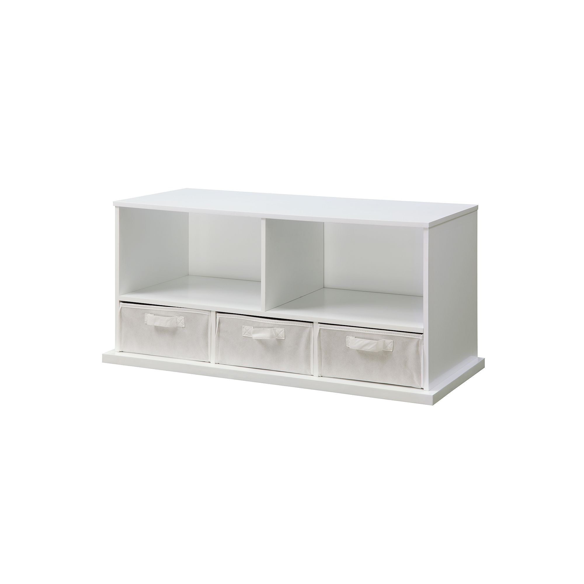 Badger Basket Shelf Storage Cubby, White
