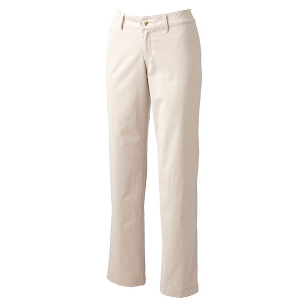 Sonoma Goods For Life® Everyday Chino Twill Straight-Leg Pants