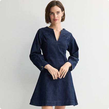 dress clothes Women's Clothing Near Me: Dresses, Tops, Jeans & More casual dress clothes Marc Jacobs - Blue Color:Ginger Evening Parties