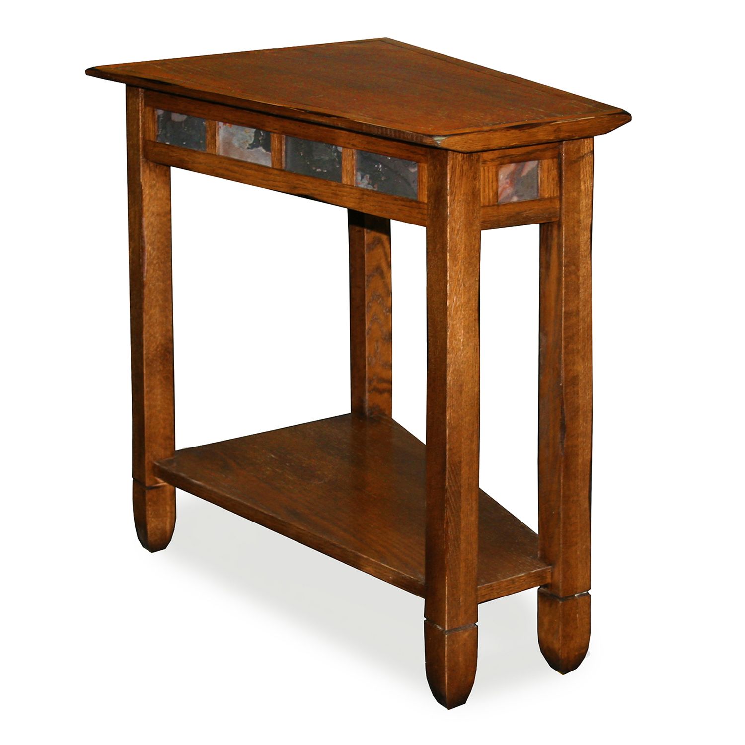 Image for Leick Furniture Rustic Slate Finish Recliner Wedge End Table at Kohl's.