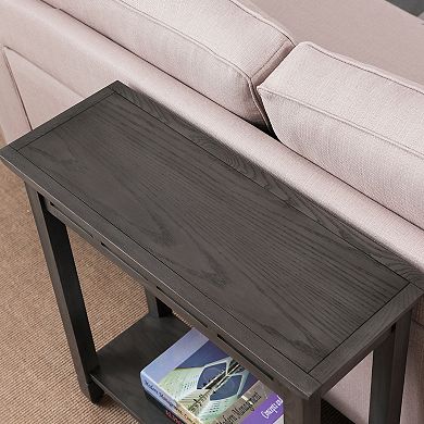 Leick Furniture Rustic Slate Finish Console Table