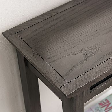 Leick Furniture Rustic Slate Finish Console Table