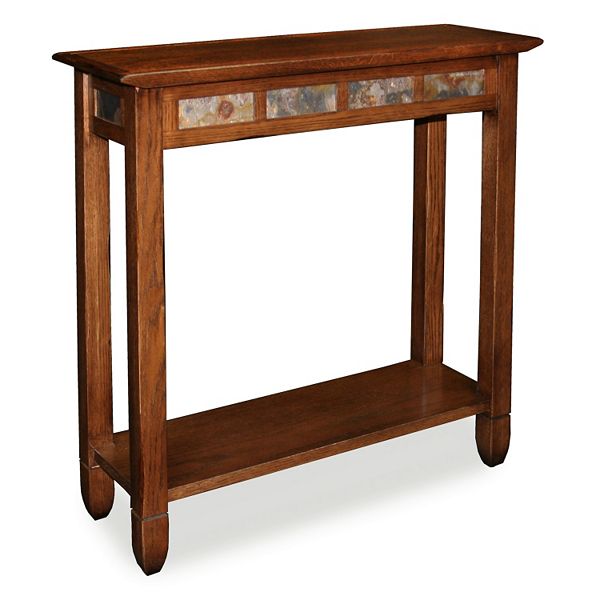 Leick Furniture Rustic Slate Finish Console Table