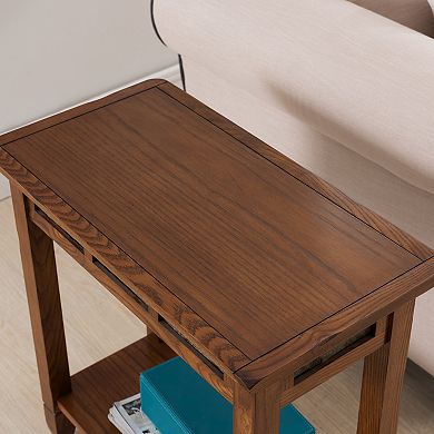 Leick Furniture Rustic Slate Finish End Table