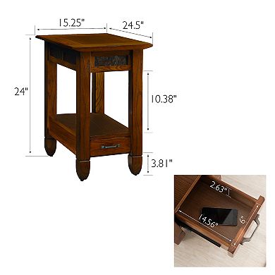 Leick Furniture Traditional Narrow End Table
