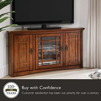 Leick Furniture Mission Corner TV Stand
