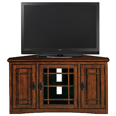 Leick Furniture Mission Corner TV Stand