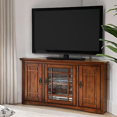 Leick Furniture Mission Corner TV Stand