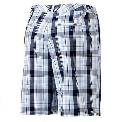 Croft & Barrow® Plaid Flat-Front Shorts - Men