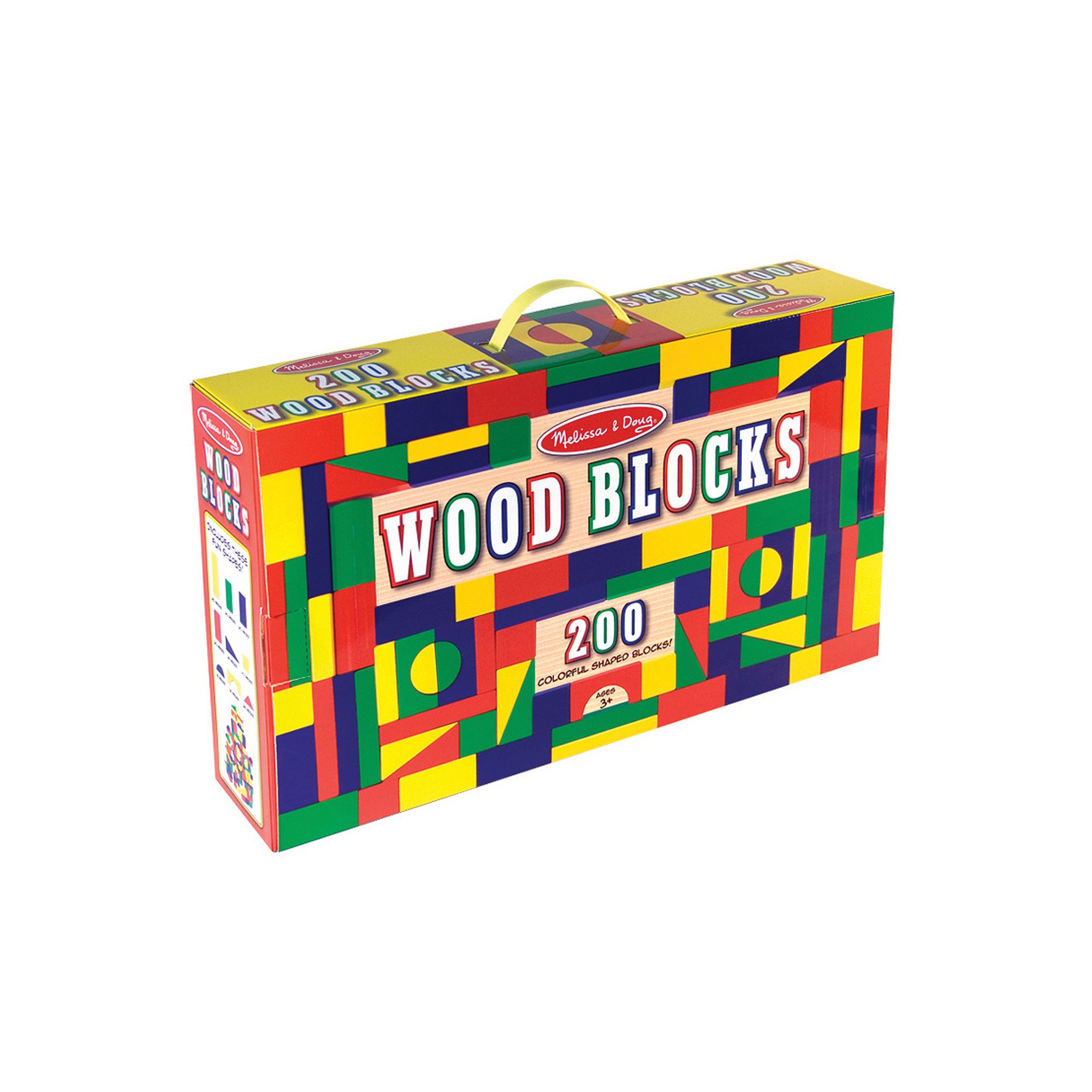 Melissa & Doug 200-pc. Wood Blocks Set, Multicolor