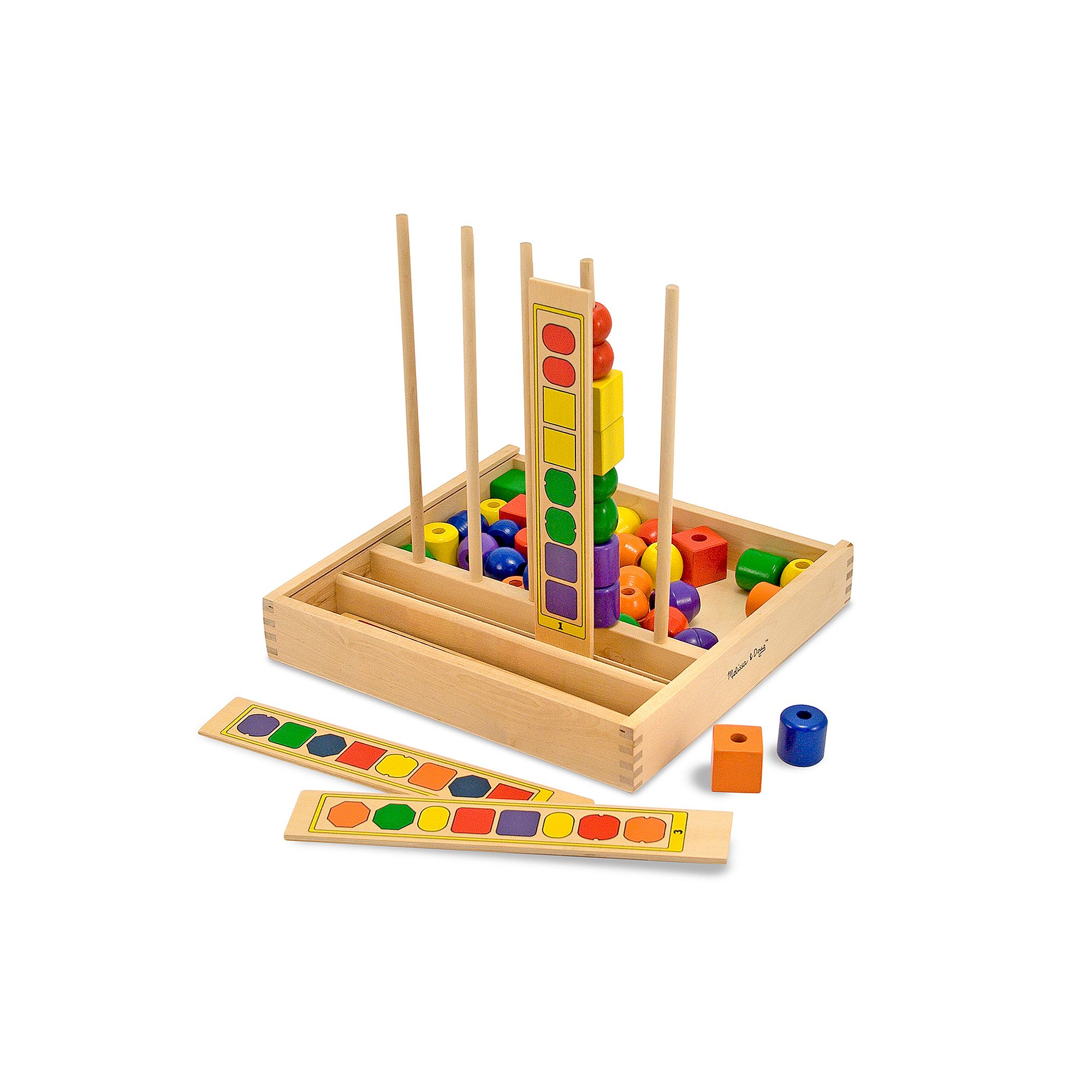 Melissa & Doug Bead Sequencing Set, Multicolor