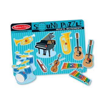 Musical Instruments Sound Puzzle - 8 pc
