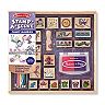 melissa and doug stamp a scene fairy garden