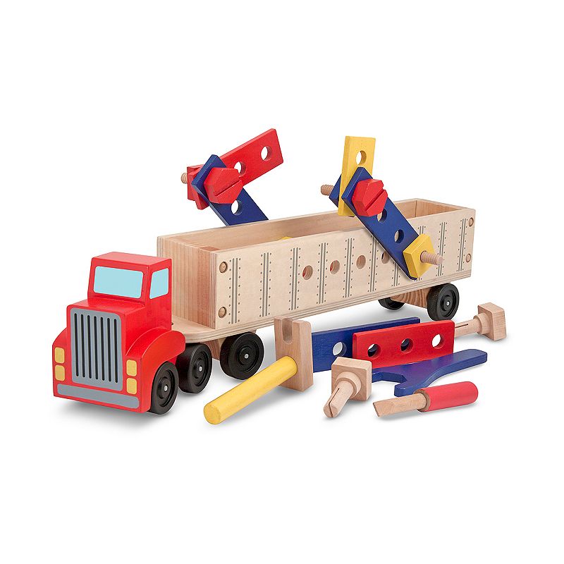 Melissa & Doug Big Rig Truck Building Set, Multicolor