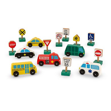 Melissa & Doug Vehicles & Traffic Signs