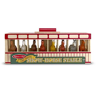 Melissa & Doug Take-Along Show-Horse Stable