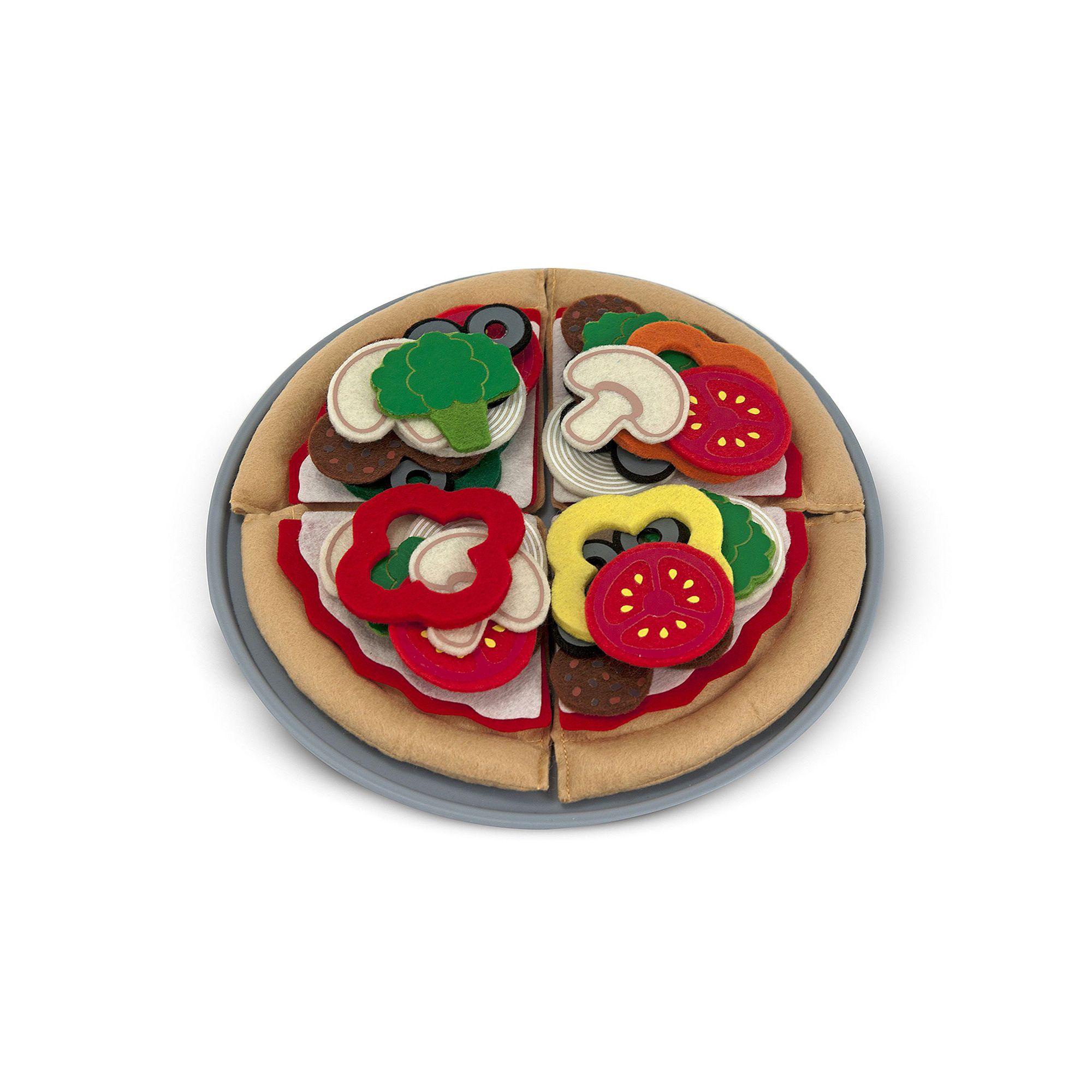 Melissa & Doug Felt Food Pizza Set, Multicolor