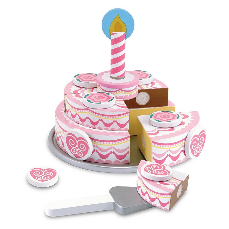 94070684 Melissa & Doug Triple-Layer Party Cake, Multicolor sku 94070684