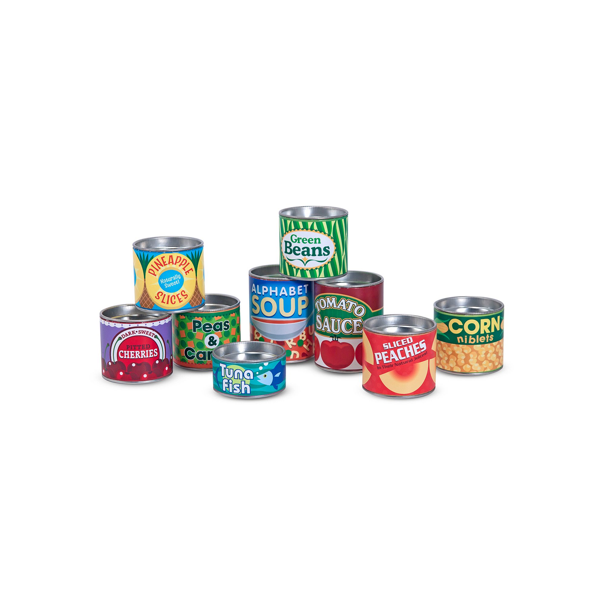 Melissa & Doug Lets Play House Grocery Cans, Multicolor