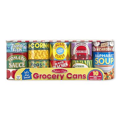 Melissa and Doug Let's Play House Grocery Cans