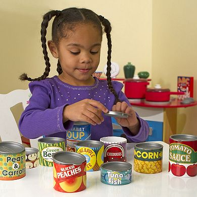 Melissa and Doug Let's Play House Grocery Cans