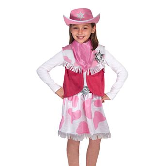 Melissa & Doug Cowgirl Role Play Costume
