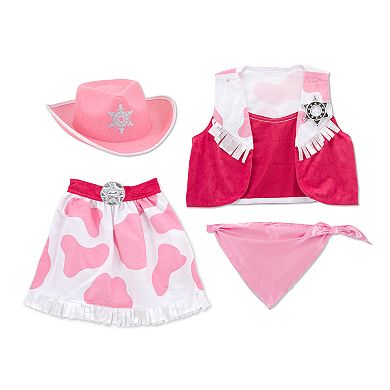 Melissa & Doug Cowgirl Role Play Costume