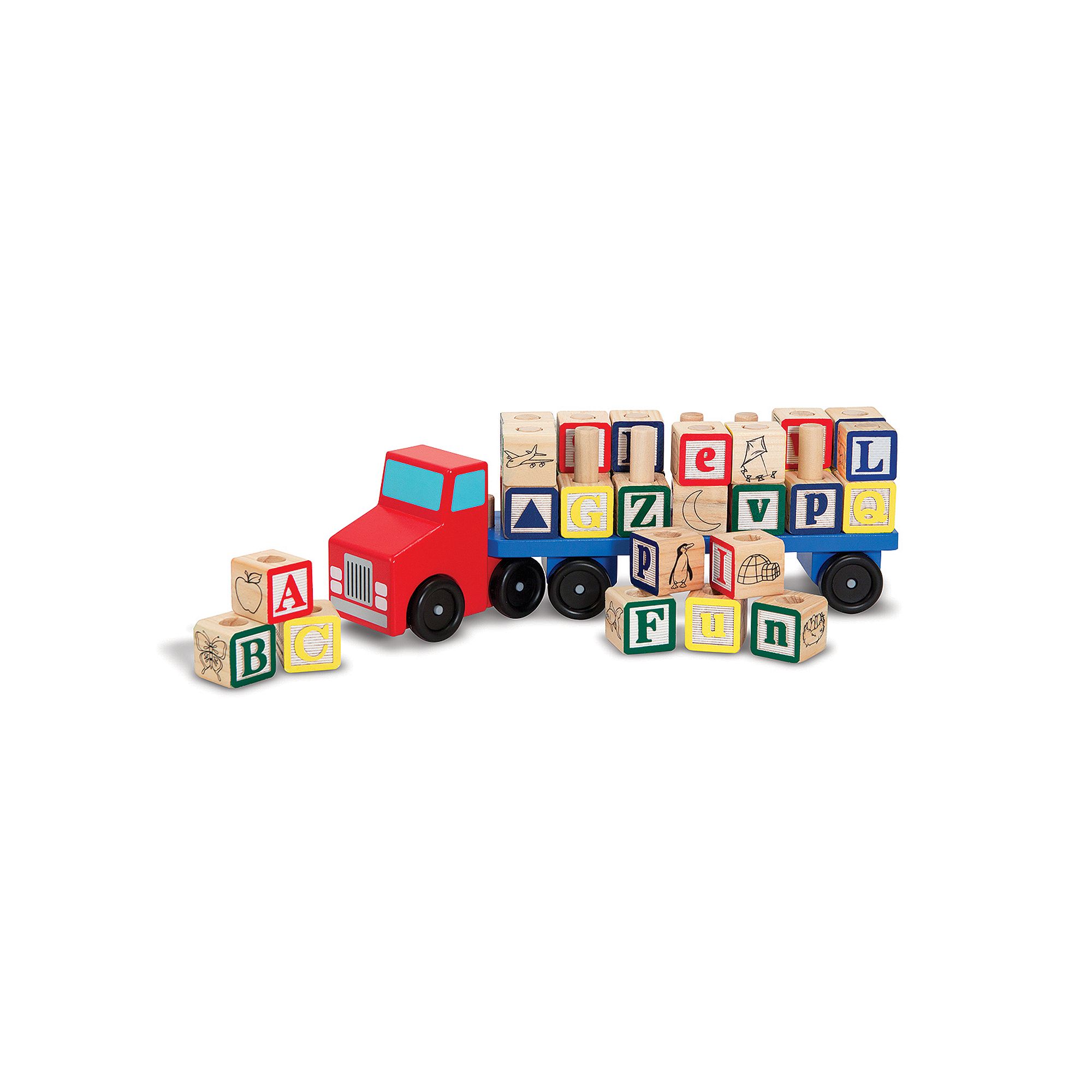 Melissa & Doug Alphabet Truck, Multicolor