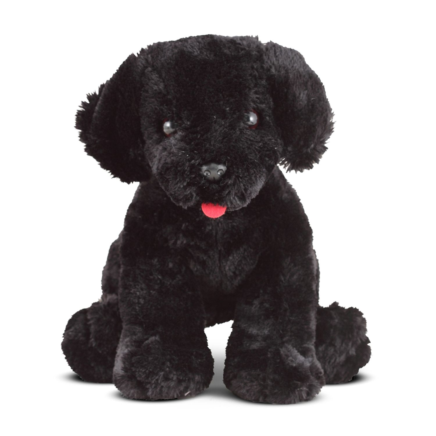 black puppy stuffed animal