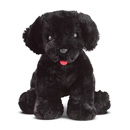 black and brown stuffed dog