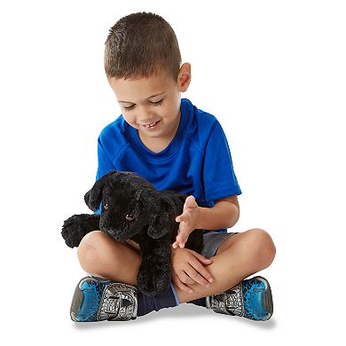 Melissa and Doug Benson Black Lab Puppy Dog Stuffed Animal