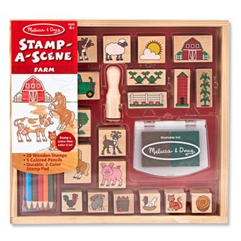 Melissa & Doug Stamp-A-Scene Farm Set