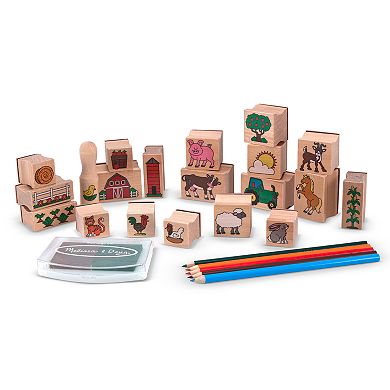 Melissa and Doug Stamp-A-Scene Farm Set