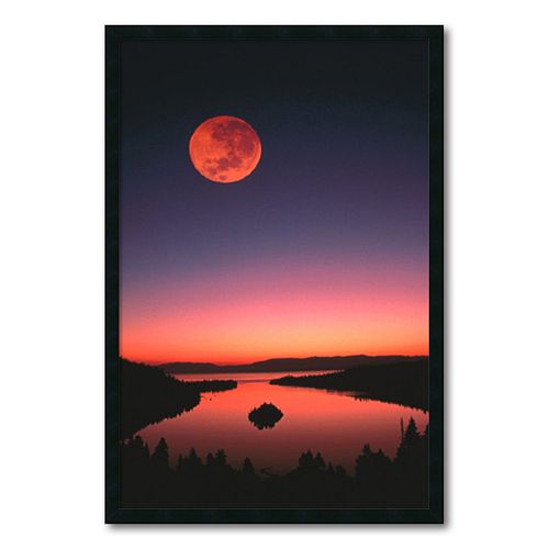 Lake Tahoe at Night Framed Wall Art