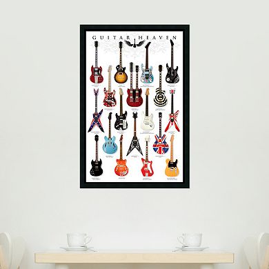 Guitar Heaven Framed Wall Art