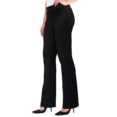 daisy fuentes® Slimming Straight-Leg Pants - Women's