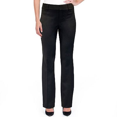 Black dress pants womens kohls best sale