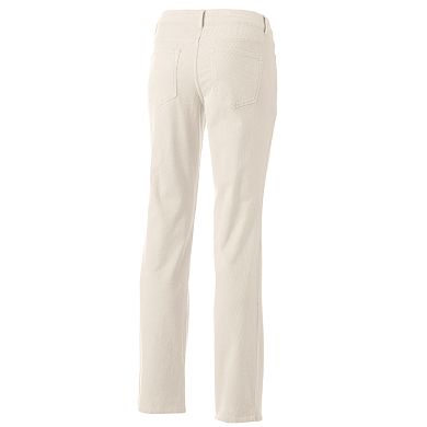 Sonoma Goods For Life® Modern Fit Straight-Leg Corduroy Pants - Women's