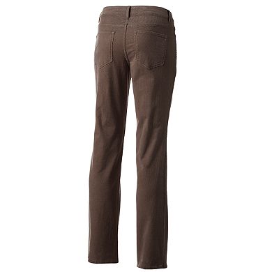 Sonoma Goods For Life® Modern Fit Straight-Leg Corduroy Pants - Women's