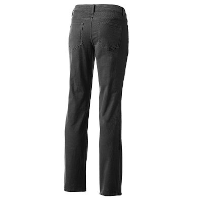 Sonoma Goods For Life® Modern Fit Straight-Leg Corduroy Pants - Women's