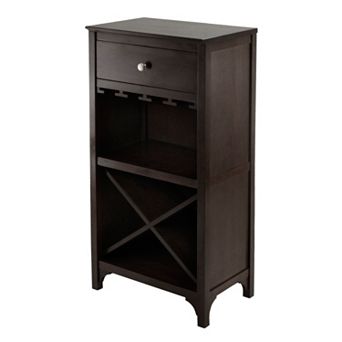 Winsome 20-Bottle Ancona Modular Wine Cabinet