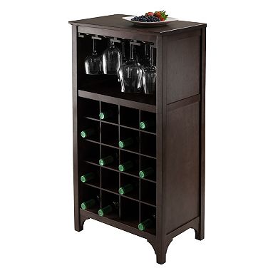 Winsome Ancona Modular 20-Bottle Wine Cabinet