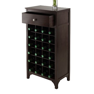 Winsome Ancona Modular 24-Bottle Wine Cabinet