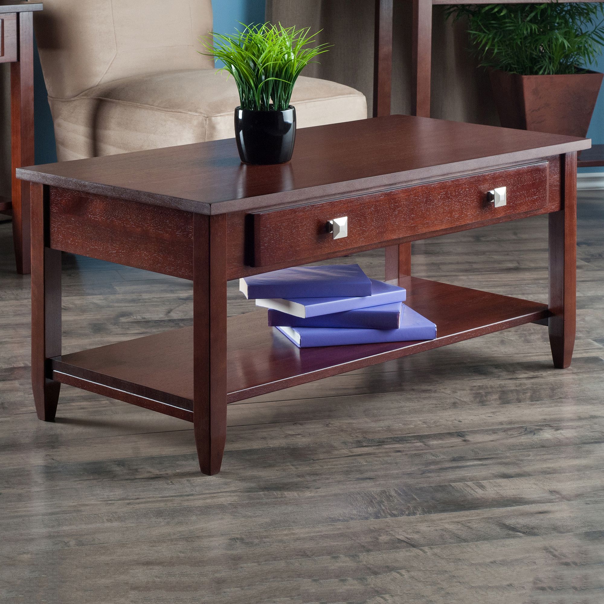 Winsome Richmond Coffee Table, Antique Brown